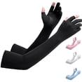 thumbnail image 1 of dianhelloya arm sleeves for men 1 Pair Cycling Arm Gloves Sunscreen Full Fingers High Elasticity Anti-slip Cycling Arm Sleeves Outdoor Supply, 1 of 8