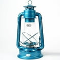 thumbnail image 1 of dietz #80 blizzard hurricane oil lamp burning lantern blue, 1 of 2