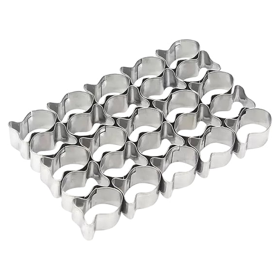 difdany Mini Gold Fish Cutter Mold - Stainless Steel Cookie and Cracker Stamp, Adorable Fish Shape Embosser for Baking, Compact Kitchen Tool for Fondant and Dough Crafts, Single Piece