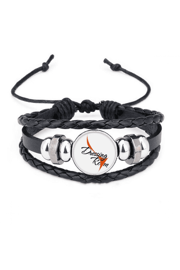 differential understanding makeup dressing bracelet braided leather woven wristband