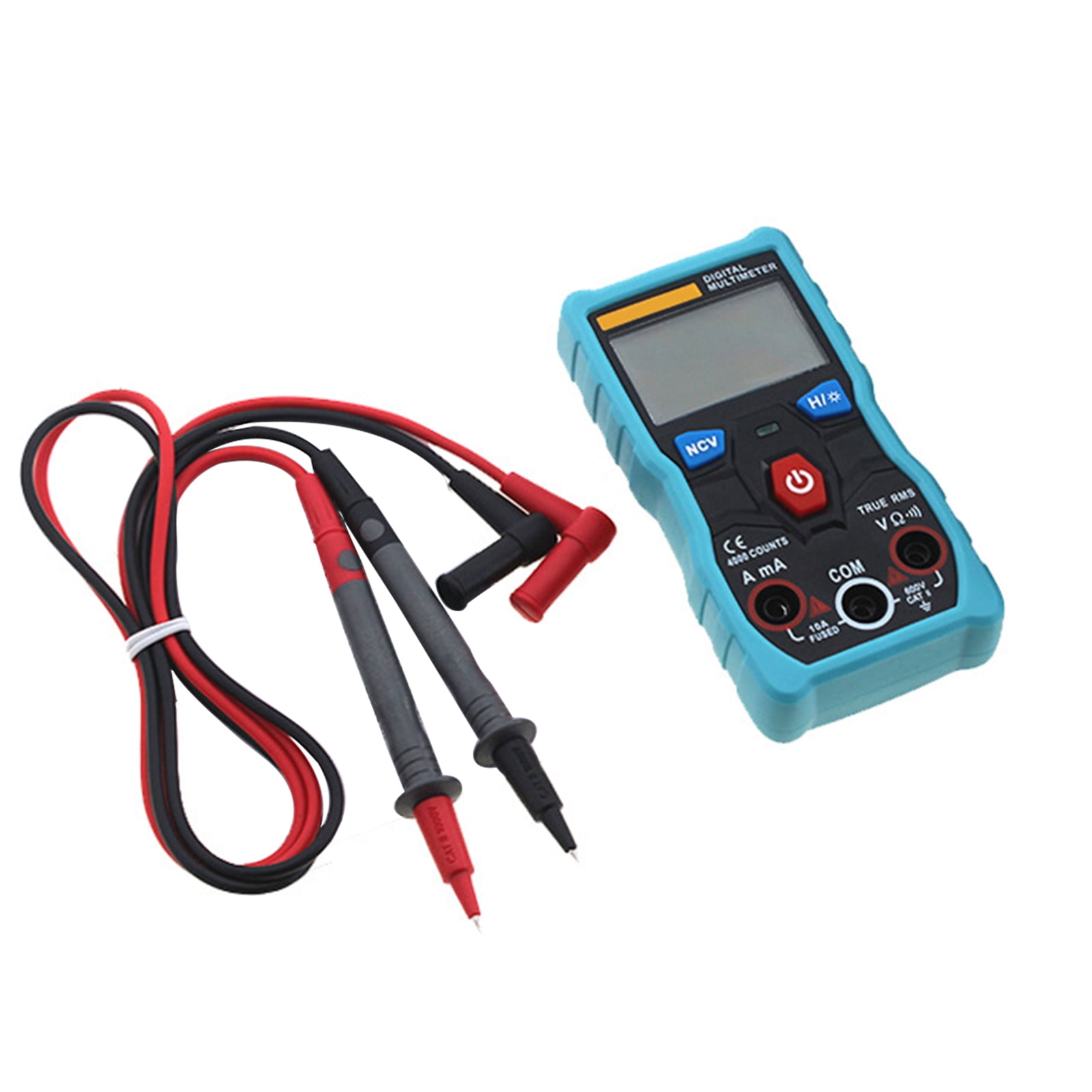 digital multimeter, voltage tester volt ohm amp meter with continuity
