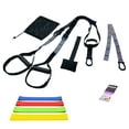 thumbnail image 1 of dimok Resistance Trainer Yoga Strap and Exercise Bands - Yoga Set Combo Workout Bundle, 1 of 10