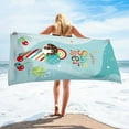 thumbnail image 1 of dinapents 75x150cm Beach Towel Set - Turkish Microfiber Quick Dry Sand-Resistant Square Print for Pool & Yoga, 1 of 8