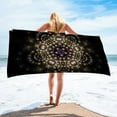 thumbnail image 1 of dinapents Beach Shawl 75x150cm - Printed Square Microfiber Towel, Quick Dry Sandproof for Poolside Lounging & Camping, 1 of 8