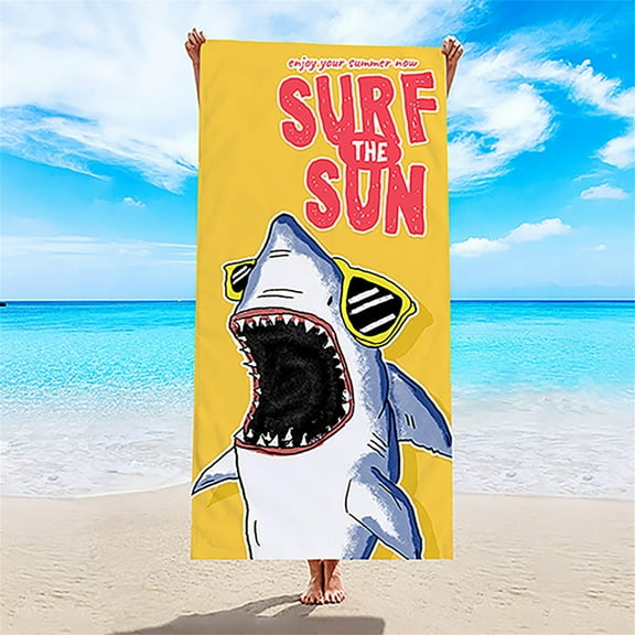 dinapents Extra Long Beach Towel 75x150cm - Oversized Microfiber Quick Dry, Absorbent Sand Free Towel for Pool Parties & Camping