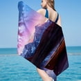 thumbnail image 1 of dinapents Oversized Square Beach Towel 75x150cm - Summer Microfiber Print Multi-Functional Sandproof Travel Mat & Sarong, 1 of 3