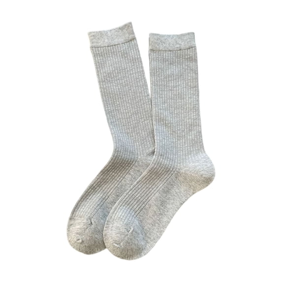 dinapents Slouch Socks Women Breathable Cotton Mid-Calf Boot Socks Soft Knit Scrunch Calf Socks for Lounge Wear