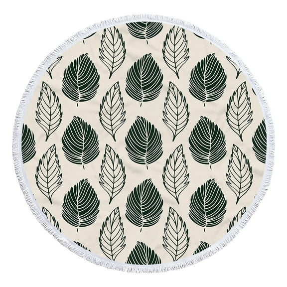 dinapents Watermelon Towel Collection - 100% Microfiber Circular Printed Beach Blanket with Anti-Sand Technology, Oversized Poolside Summer Essential