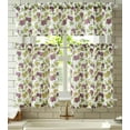 thumbnail image 1 of dinii Vegetables Slub Kitchen Curtains Window Tier Valance Set Farmhouse Short Café Bathroom Window, 1 of 6