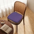 thumbnail image 1 of dining chair cushions with ties, D-shaped seat pads, memory foam chair cushion, non-slip kitchen chair pad, washable linen seat cushion, thick office chair cushion, 1 of 4