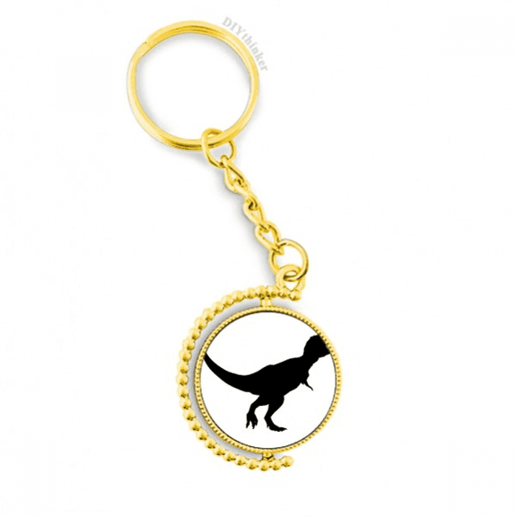 dinosaur black bs b metal connector key chain accessory en keyholder