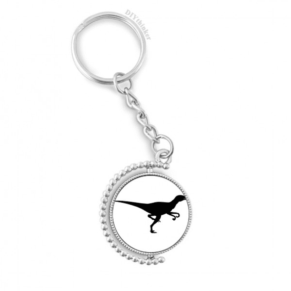 dinosaur bs miniature b rotatable keyholder disc accessories chain clip