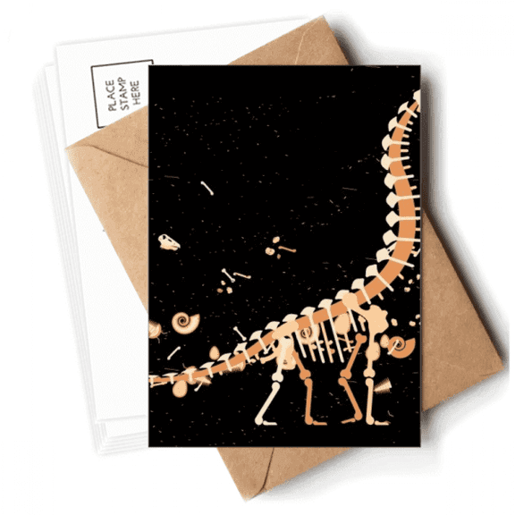 dinosaur grass huge bs Postcards Envelopes Blank Note Cards Mailing