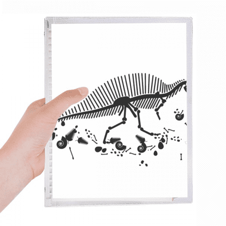 dinosaur huge b bs notebook loose diary refillable journal statiry