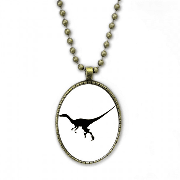 dinosaur miniature b run necklace vintage chain bead pendant jewelry collection