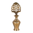 thumbnail image 1 of diollo Brass Surmadani Antique Pot Hand Bottle Surma dani Islamic Design for Eyeliner Vintage Engraved Crafted Surma Dani for Wedding Ceremony, Without Surma or Kajal Height: 4 Inch, 1 of 3