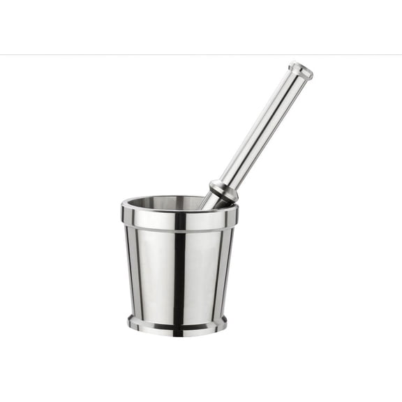 diollo Steel Mortar and Pestle set Imam Dasta traditionally known as Khalbatta Size: 0