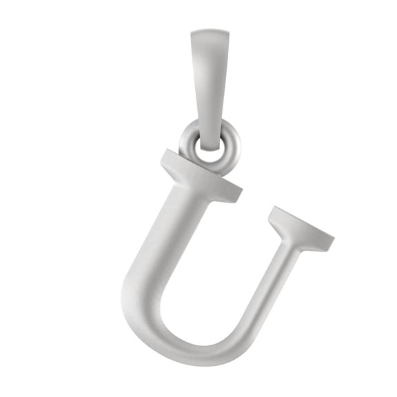 diollo Sterling Silver (92.5% purity) precious Name pendant pure silver designer alphabet locket