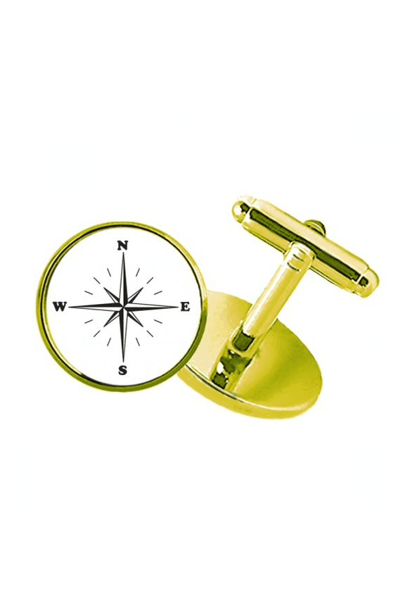 direction indicator northwest watch studded business metal cufflinks en