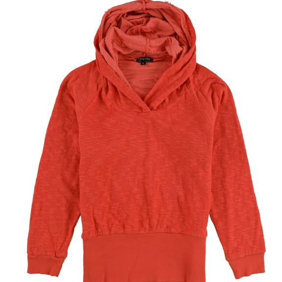 dirty violet Womens Cropped Hoodie Sweatshirt, Orange, Small