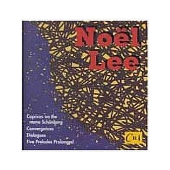 This disc contains both DDD and ADD recordings.<BR>Record collectors know Noel Lee as the pianist whose recordings appeared on the emergent Nonesuch label in the 1960s, but he has also had a distinguished career as a composer. Born in 1924, Lee has impeccable credentials, from studies with Walter Piston at Harvard to the obligatory pilgrimage to Paris and Nadia Boulanger. Boulanger's teaching stressed the neo-classical ideal of clarity, and that is reflected in Lee's music, along with the serial organization that prevailed in the fifties when he found his voice.<BR>Aaron Copland said Lee was defined by "cool intensity." and this disc shows it. Coolness can be felt as an attitude in the "Caprices on the name Schoenberg," a piano concerto in which the protagonist lurks around the shadowy edges of an orchestral film noir, and it is tangible in the spare, metallic textures heard there and in "Convergences," a jagged, jangling duo for flute and harpsichord. The intensity reaches its peak in the "Dialogues" for violin and piano in which a winding, four-note motive is subjected to hundreds of permutations. This is not music which fades into the background gladly, but it will reward attentive listening.