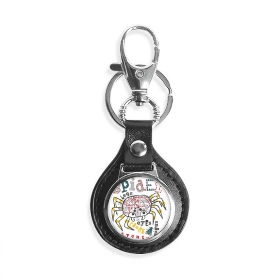 discover world spider adventure pattern key link chain keyholder finder hook metal