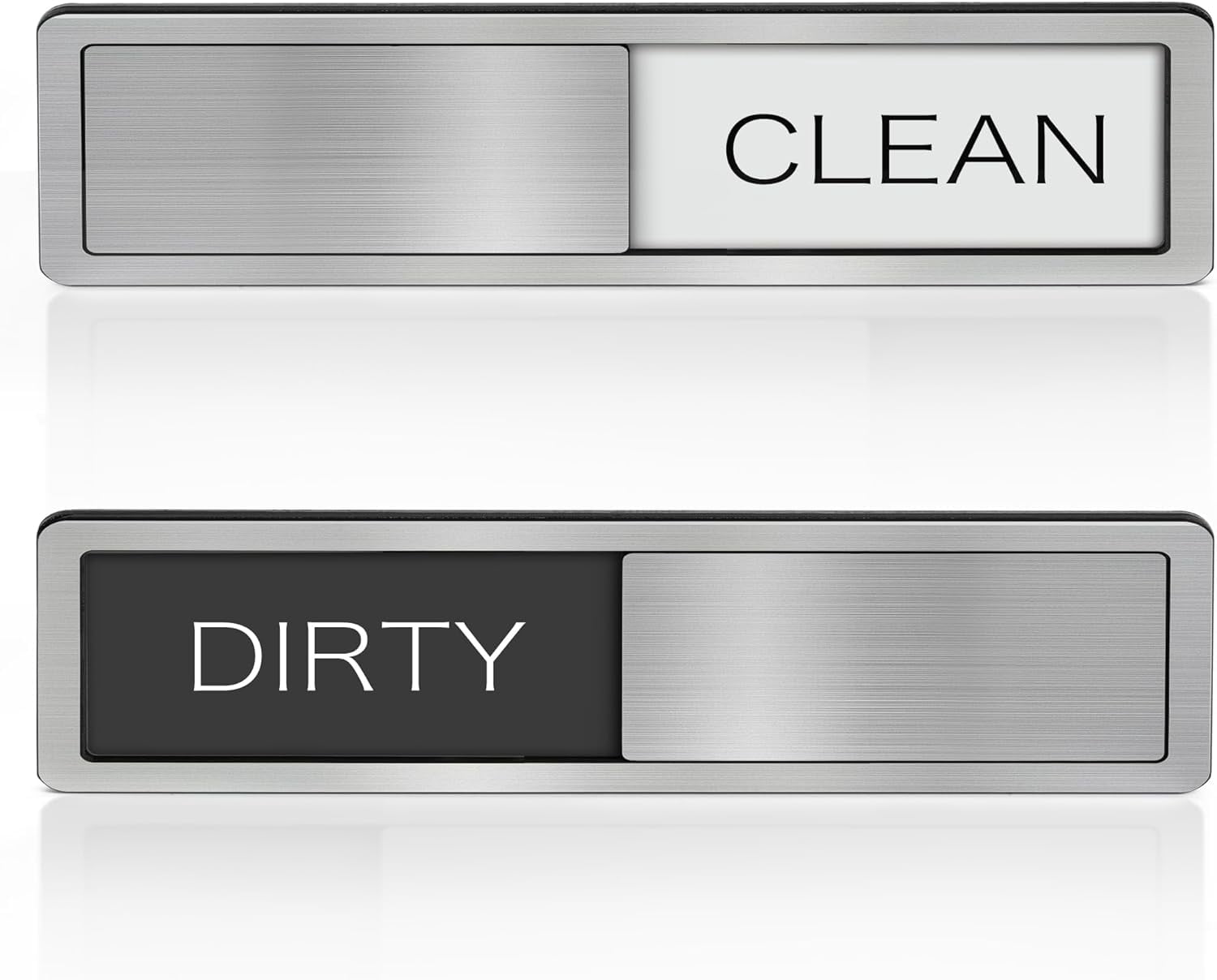 Dishwasher Magnet Clean Dirty Sign - Stainless Steel Dishwasher ...