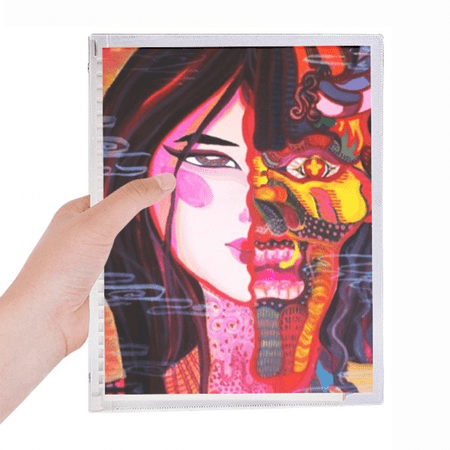 disillusionment abstracy art notebook loose diary refillable journal statiry