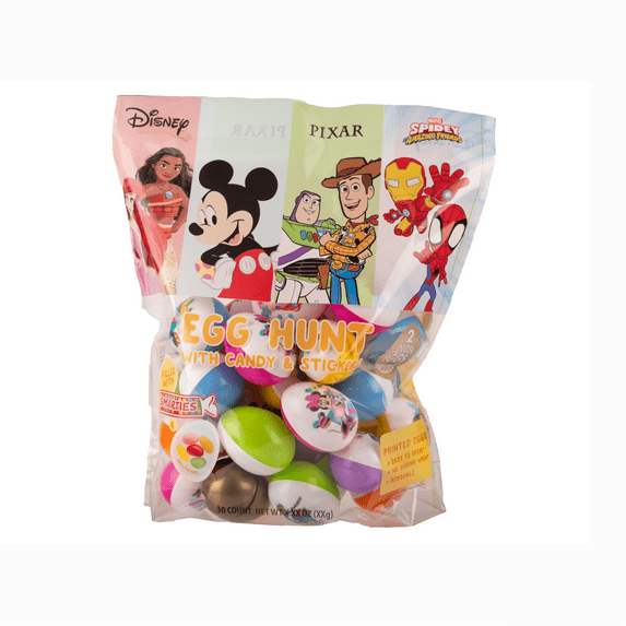 Disney and pixar 30ct egg bag with candy