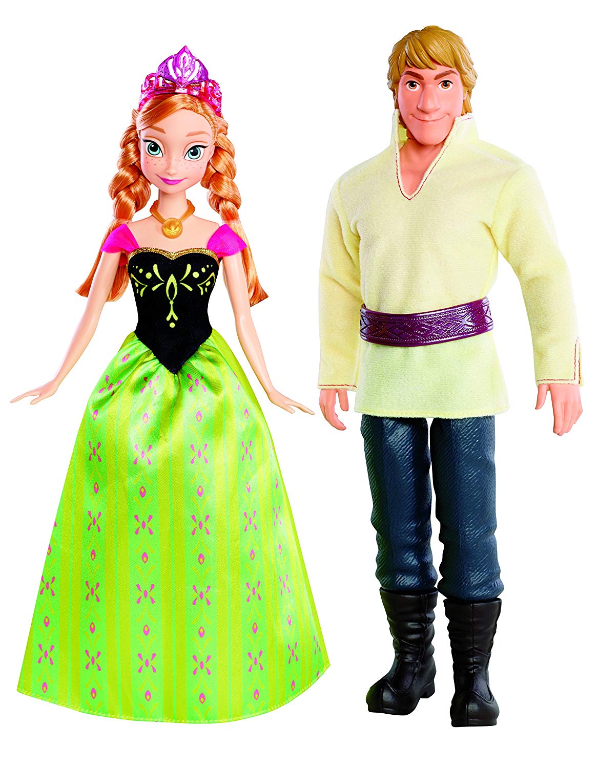disney frozen anna and kristoff doll, 2-pack - image 1 of 2