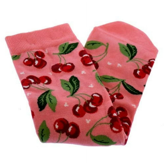 disney mickey pink cherry socks