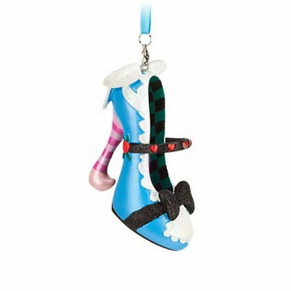 disney parks alice in wonderland shoe ornament new with tag
