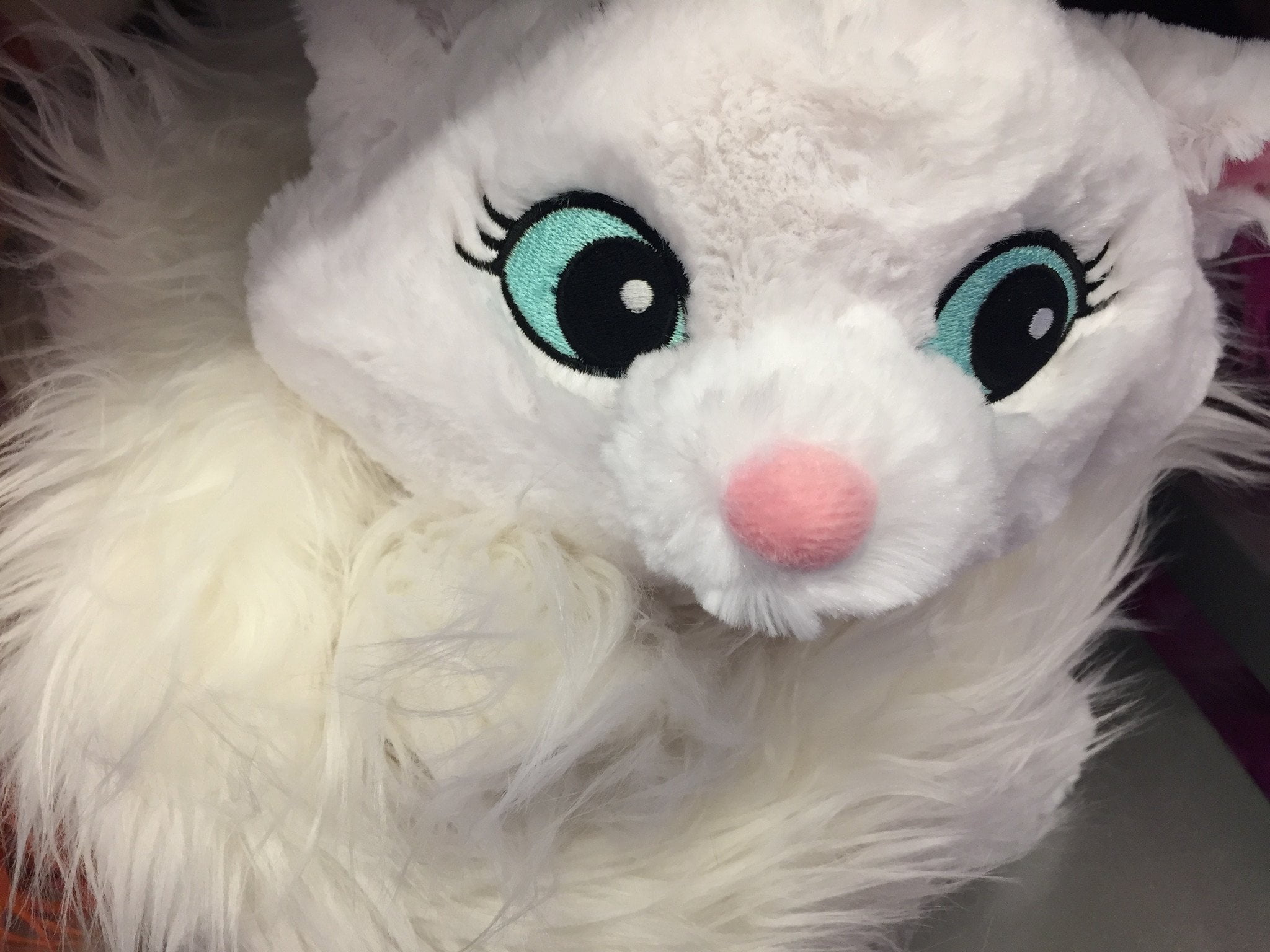 disney parks aristocats marie 12" long tail scarf plush new with tags