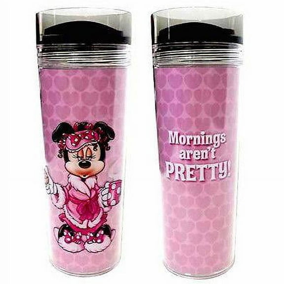 Disney Parks 16 oz "Mornings Aren't Pretty!" Spill-Proof Travel Mug