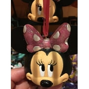 disney parks minnie mouse resin christmas ear hat ornament new with tags