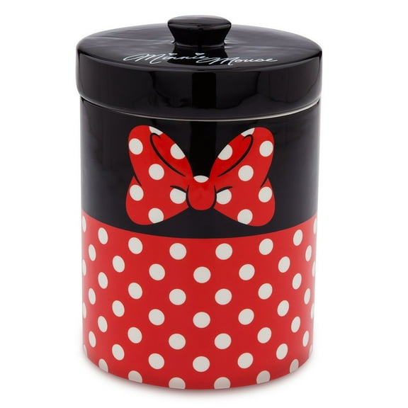 disney parks signature minnie mouse kitchen canister cookie jar ceramic new