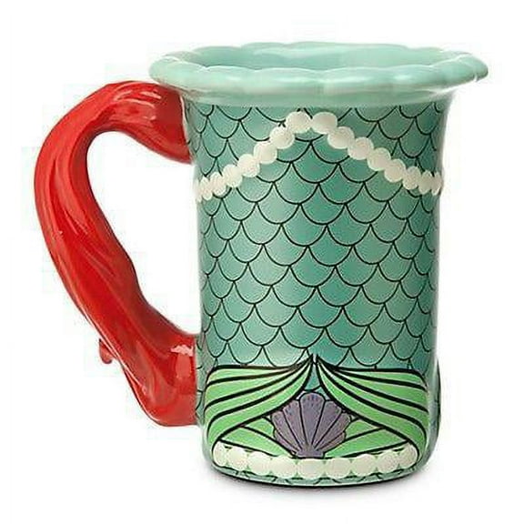 disney parks the little mermaid princess ariel dress ceramic coffee mug new