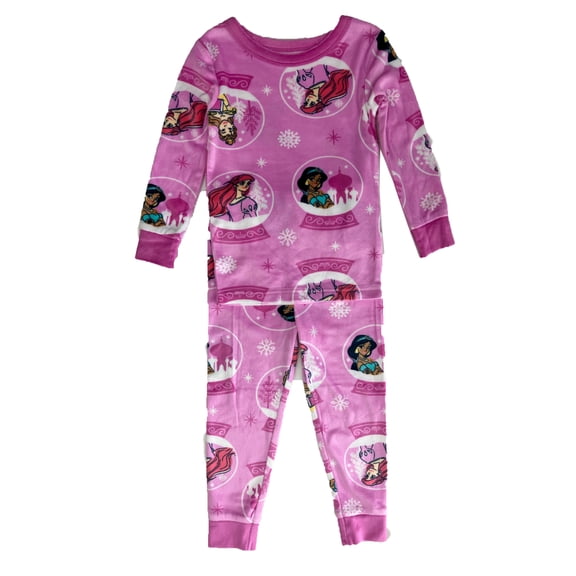 disney princess long sleeve velour toddler pajamas 3t