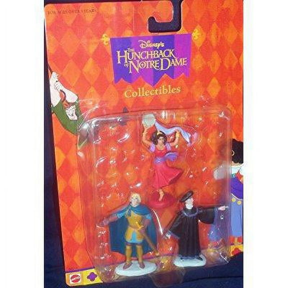 disney's the hunchback of notre dame collectibles - esmeralda, phoebus & frollo figure