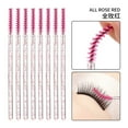 disposable eyelash brush crystal rod straight eyelash comb portable opp