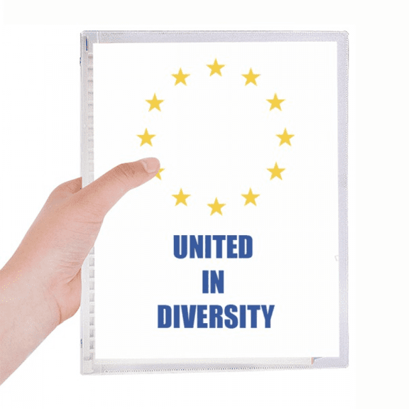 diversification unification slogan eu notebook loose diary refillable journal statiry