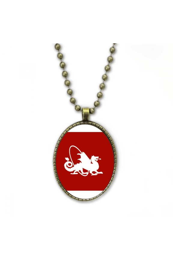 divine beasts ferocious capable fly dragons abroad necklace vintage chain bead pendant jewelry collection