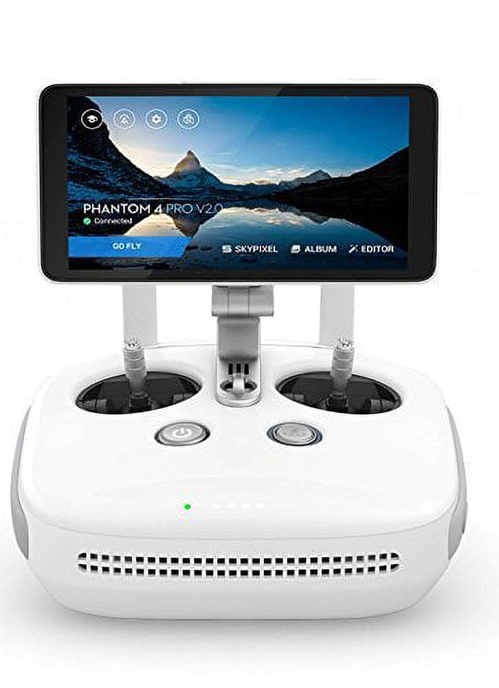 dji phantom 4 pro plus (pro+)quadcopter drone with 1-inch 20mp 4k camera kit with built in monitor + 3 total dji batteries + 2 64gb micro sd cards + reader + guards + range extender + charging hub - image 1 of 5