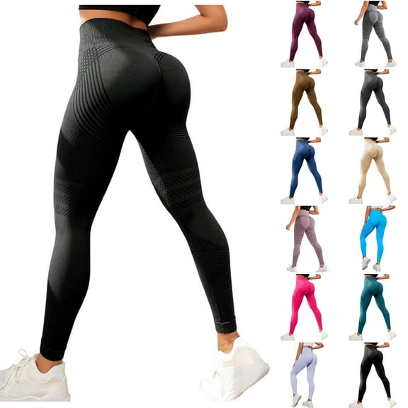 dmqupv 3D Leggings, High Waisted Butt Lifting Tummy Training Control, Anti Cellulite Legging for Gym Workout Wine,Size for M