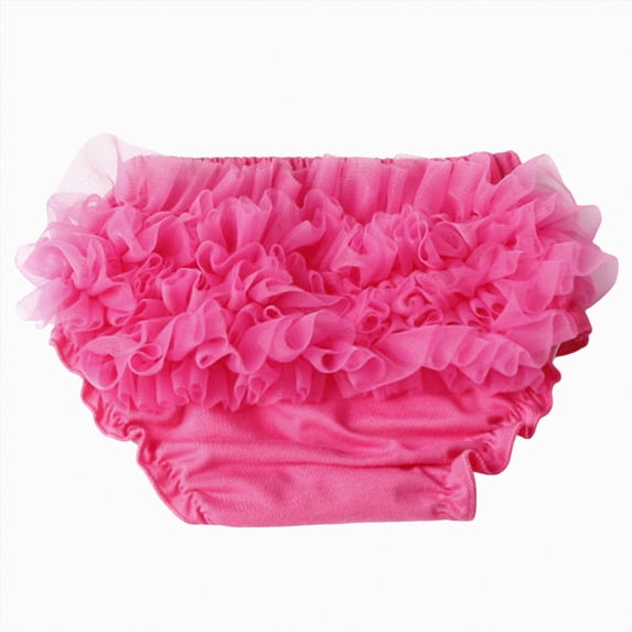 dmqupv Baby Bloomer Shorts Cotton Ruffle Bloomers for Baby Girls Diaper Covers Shorts Infant Toddler Underwear Hot Pink,6-15 Months