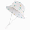 thumbnail image 1 of dmqupv Baby Boy Sun Hat Toddler Baby Sun Hat Kids Summer Beach Adjustable Beach Hats with Bucket Wide Brim for Boys Girls White,1-2 Years, 1 of 4