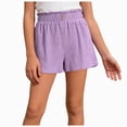 thumbnail image 1 of dmqupv Baby Clothes Girls Shorts Pants Casual Cotton Shorts for Toddler Girls Kids Summer Clothes Light Purple,13-14 Years, 1 of 4