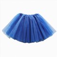 thumbnail image 1 of dmqupv Baby Girl Skirt Tutu for Toddler Girls Tulle Ballet Dance Skirt Princess Baby Dress Up Birthday Party 3 Layers Blue,3-8 Years, 1 of 4