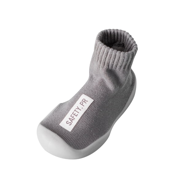 dmqupv Baby Shoes First Steps Shoes Girl Rubber Socks Floor Baby Boy Sole Anti-Slip First Warm Boys Sneaker Size 6 Green 2 Years