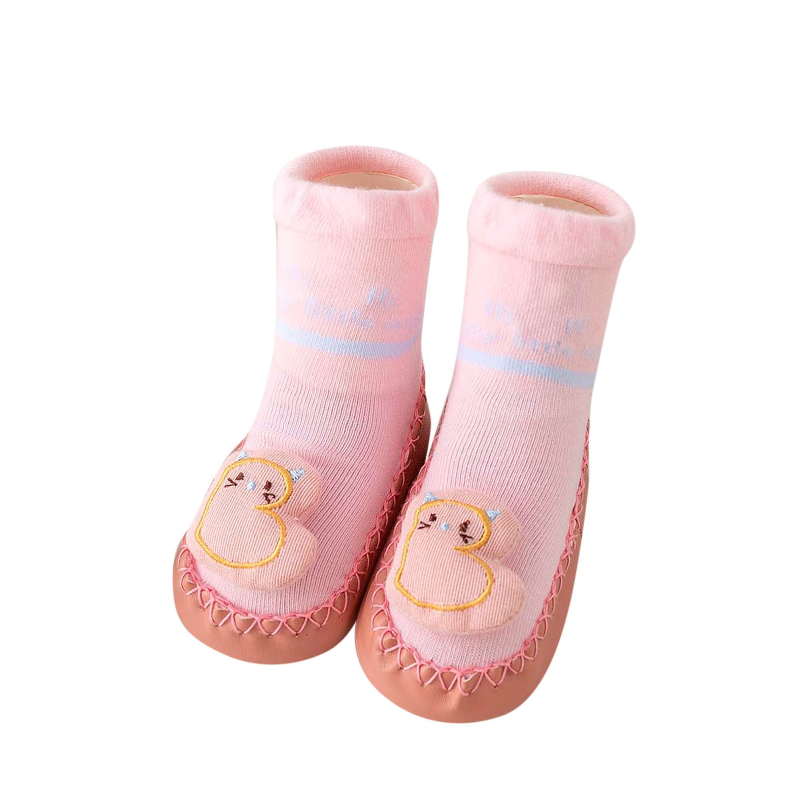 dmqupv Baby Size 2 Shoes Girls Baby Toddler Shoes Cute Cartoon Pattern